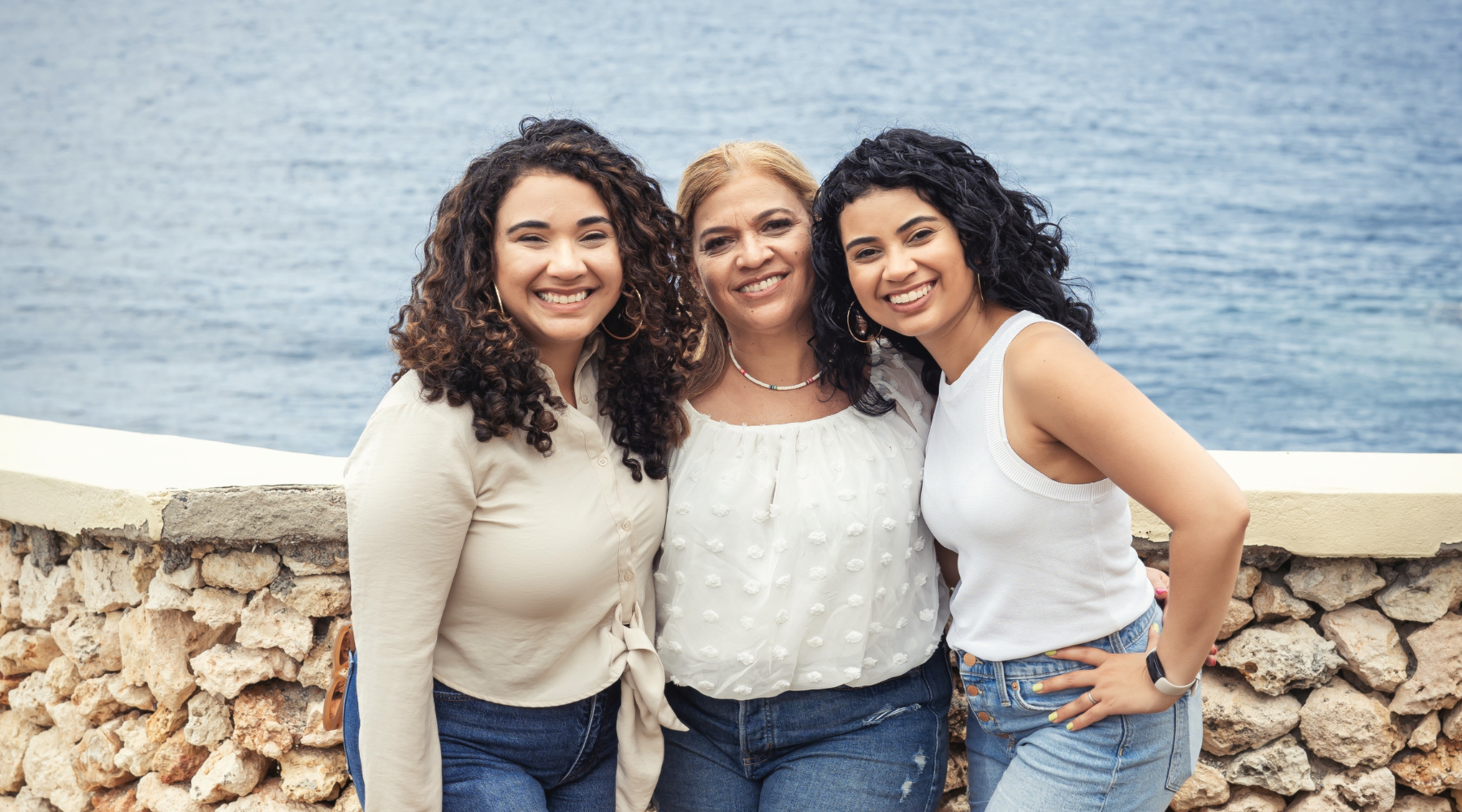 From left to right: Ocoa co-founders Cory and Nicol with their mom