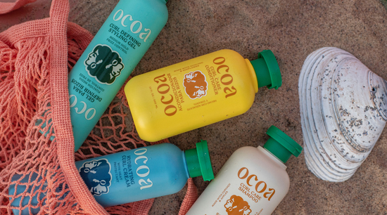 Ocoa curly hair care 4 step collection 