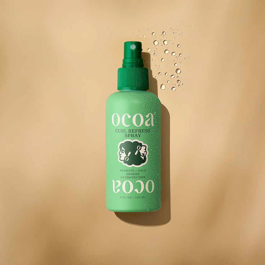 How to use Ocoa Curl refresher spray