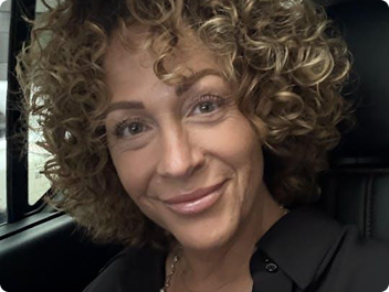Jill with her curls