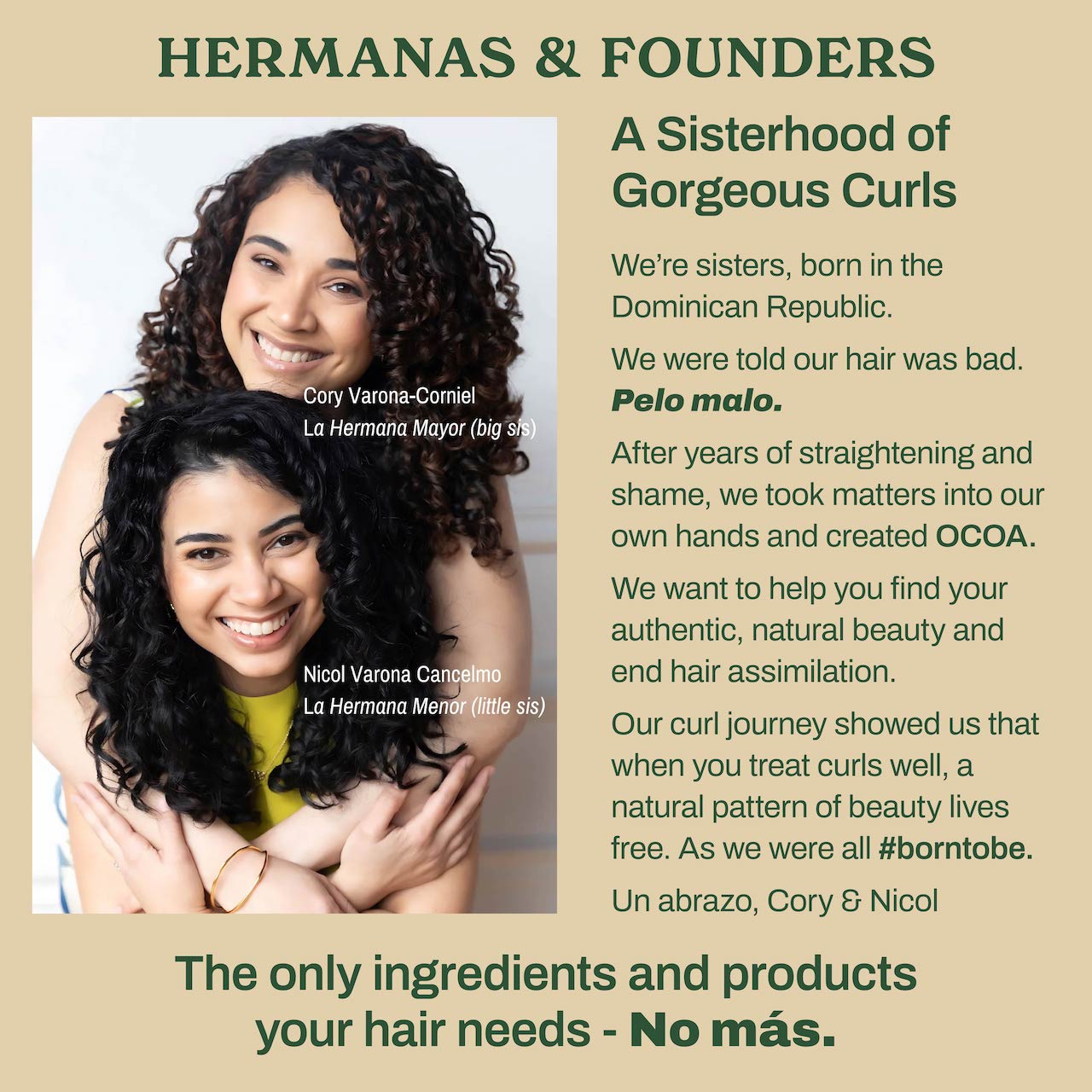 Ocoa Beauty is the best curly hair products woman and Latina owned hair care