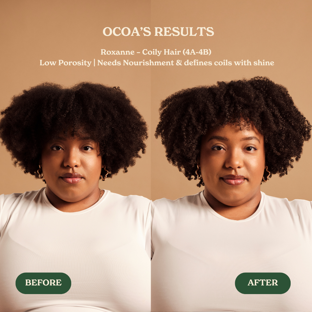 high porosity curl cream and styling gel that helps define and nourish  