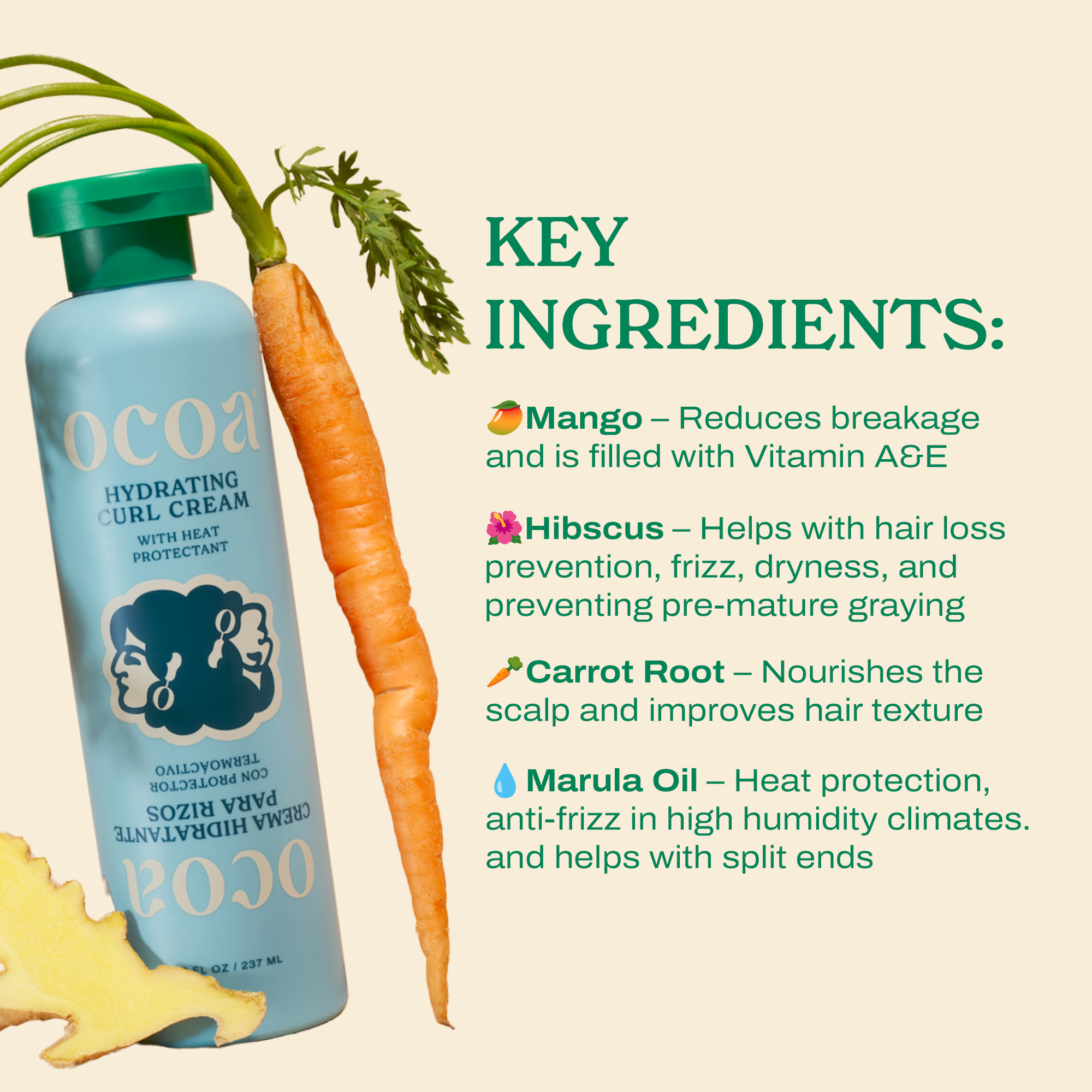 number 1 vegan products for curly hair from Ocoa Beauty