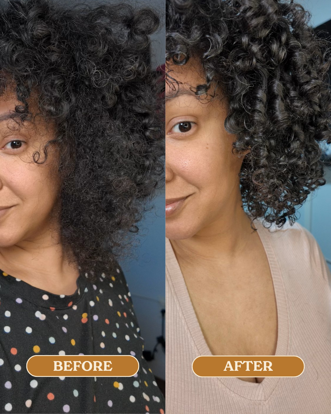 Ocoa beauty provides shine bounce and definition for type 4c hair 