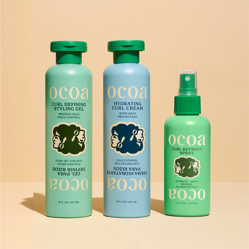 Ocoa Beauty number 1 styling products for hydration and definition for all textures patterns and hair types