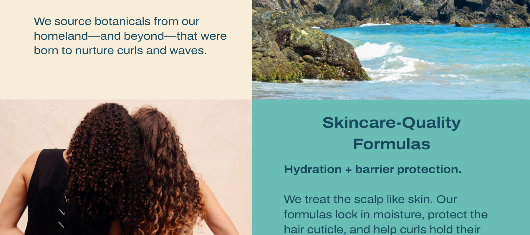 we treat the scalp like skin. hydration and barrier protection for your hair