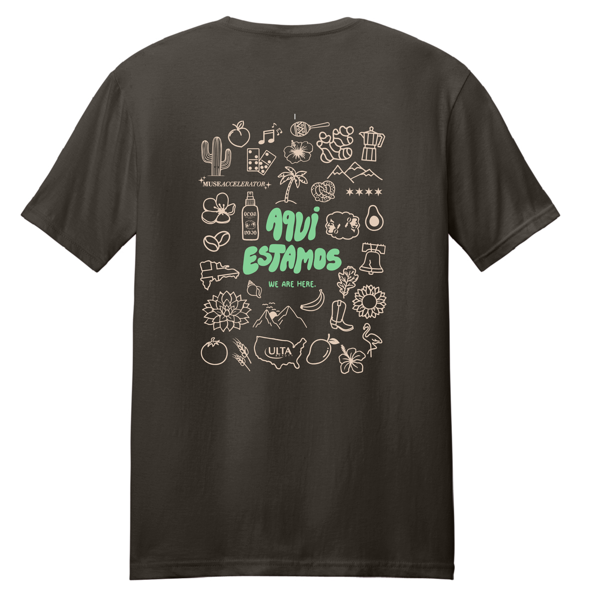 “Aquí Estamos” Statement T-Shirt