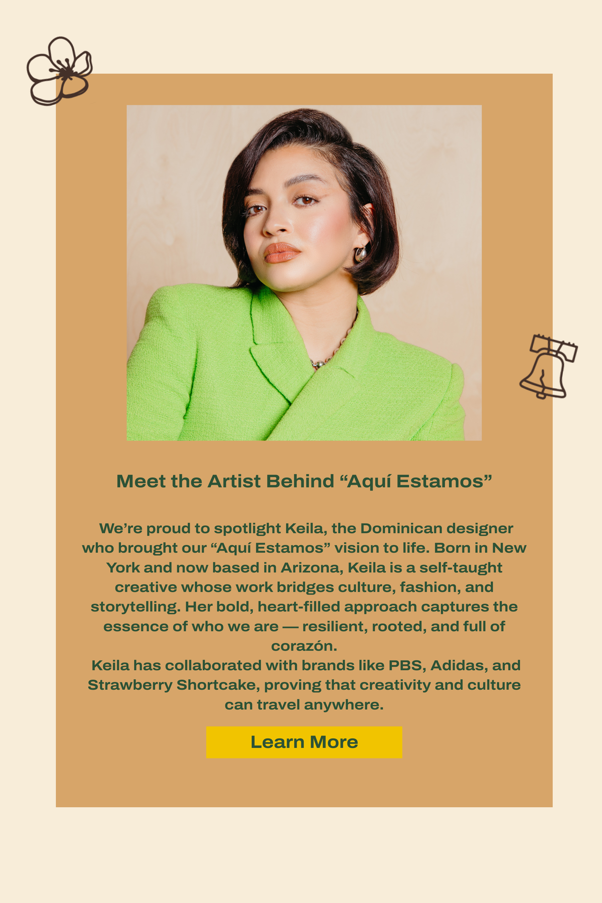 Dominican born artist Keila helps ocoa design collectors tote