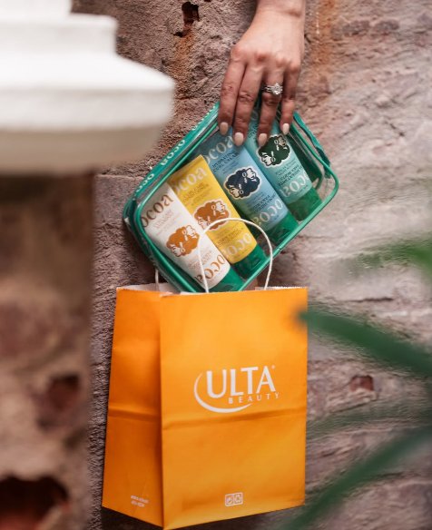 Ocoa 4 Step Travel Kit with an Ulta Beauty bag